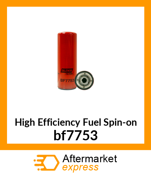 High Efficiency Fuel Spin-on bf7753