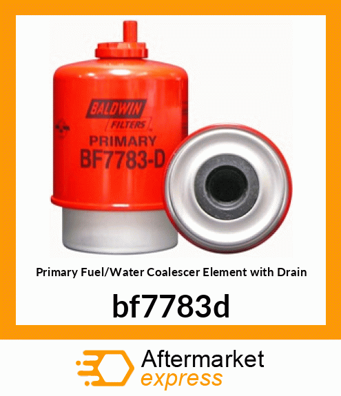 Primary Fuel/Water Coalescer Element with Drain bf7783d