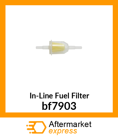In-Line Fuel Filter bf7903