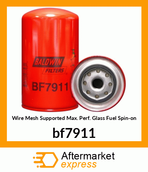 Wire Mesh Supported Max. Perf. Glass Fuel Spin-on bf7911