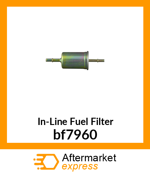 In-Line Fuel Filter bf7960