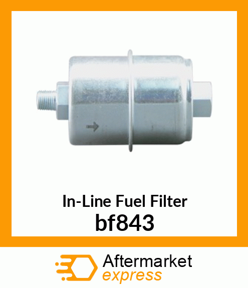 In-Line Fuel Filter bf843