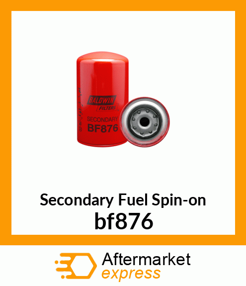 Secondary Fuel Spin-on bf876