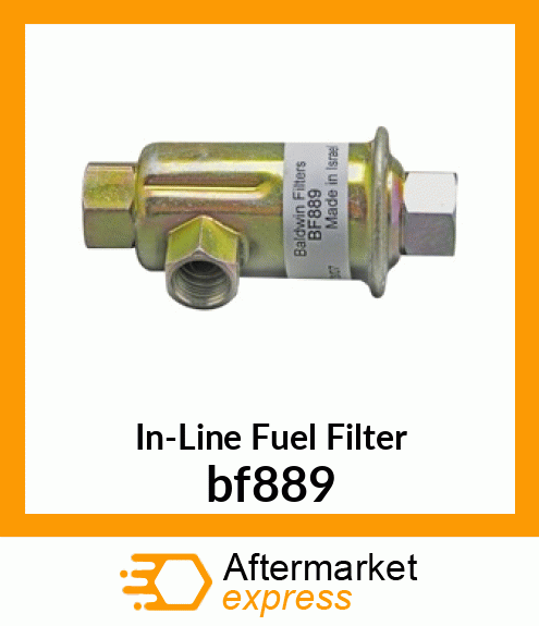 In-Line Fuel Filter bf889