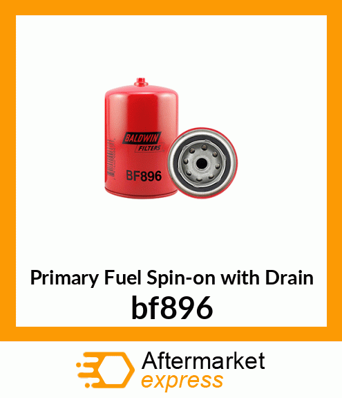 Primary Fuel Spin-on with Drain bf896