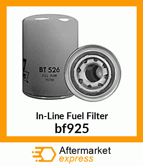 In-Line Fuel Filter bf925