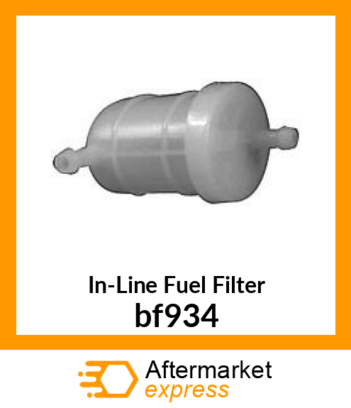 In-Line Fuel Filter bf934
