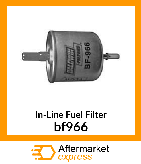 In-Line Fuel Filter bf966