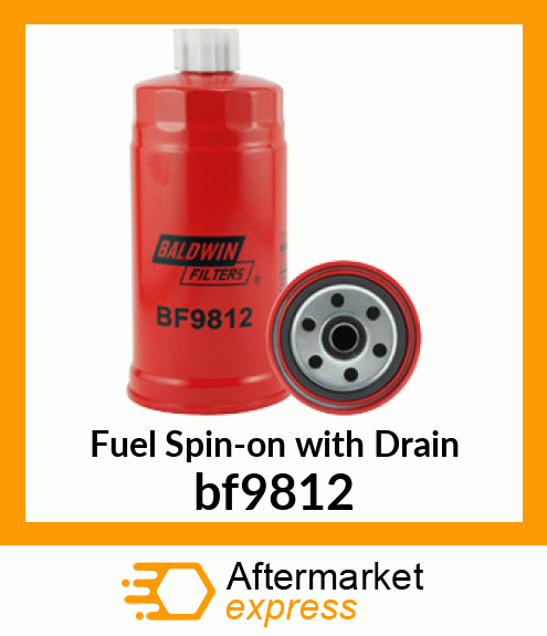 Fuel Spin-on with Drain bf9812