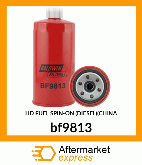 HD FUEL SPIN-ON (DIESEL)(CHINA bf9813