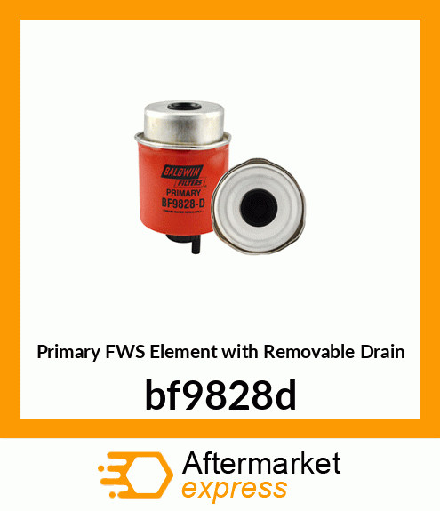 Primary FWS Element with Removable Drain bf9828d