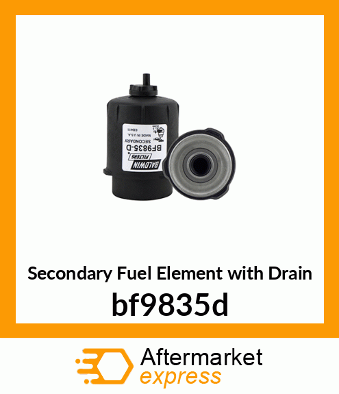 Secondary Fuel Element with Drain bf9835d