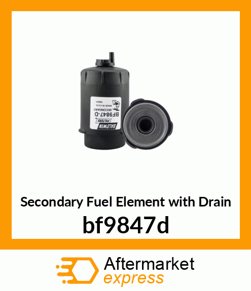 Secondary Fuel Element with Drain bf9847d