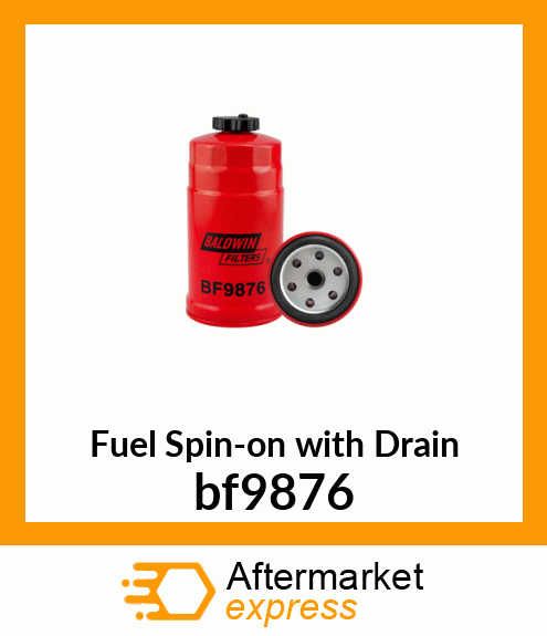 Fuel Spin-on with Drain bf9876