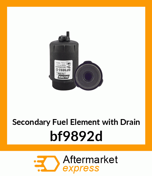 Secondary Fuel Element with Drain bf9892d