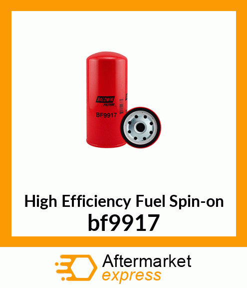 High Efficiency Fuel Spin-on bf9917