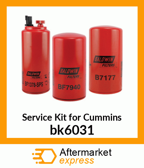 Service Kit for Cummins bk6031