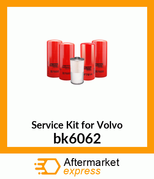 Service Kit for Volvo bk6062