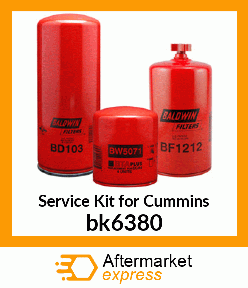 Service Kit for Cummins bk6380