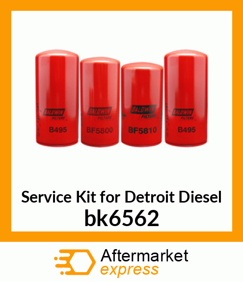 Service Kit for Detroit Diesel bk6562