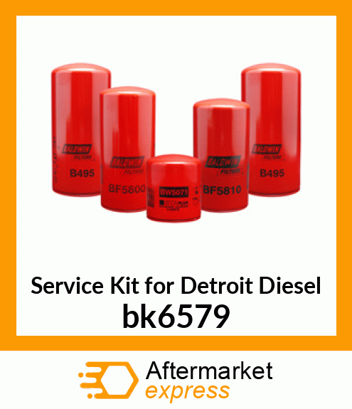 Service Kit for Detroit Diesel bk6579