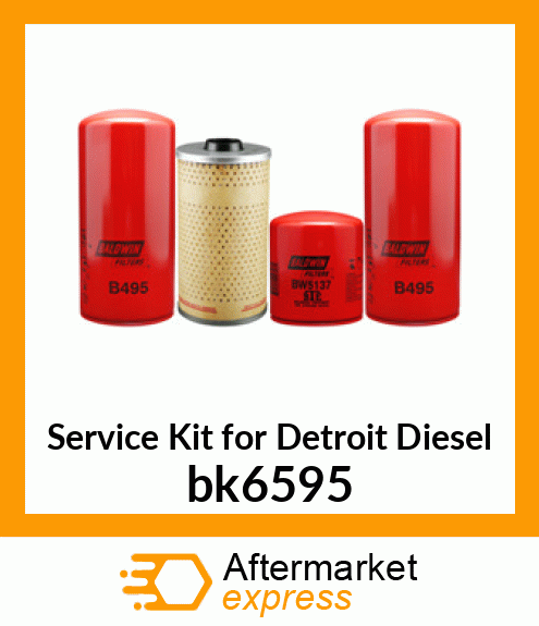 Service Kit for Detroit Diesel bk6595