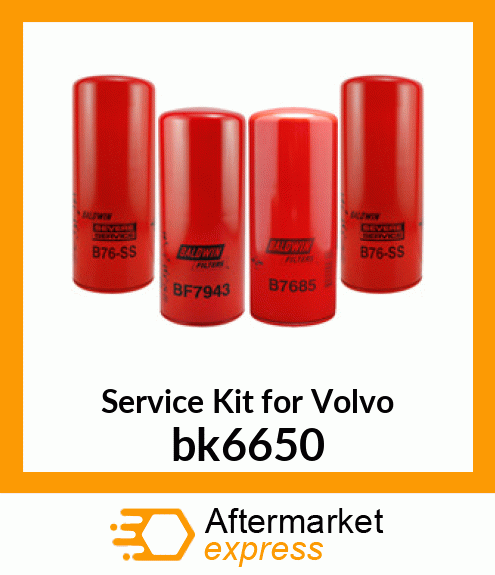 Service Kit for Volvo bk6650