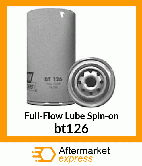 Full-Flow Lube Spin-on bt126