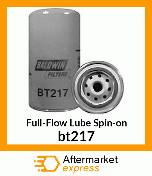 Full-Flow Lube Spin-on bt217