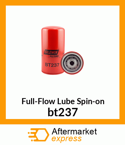 Full-Flow Lube Spin-on bt237