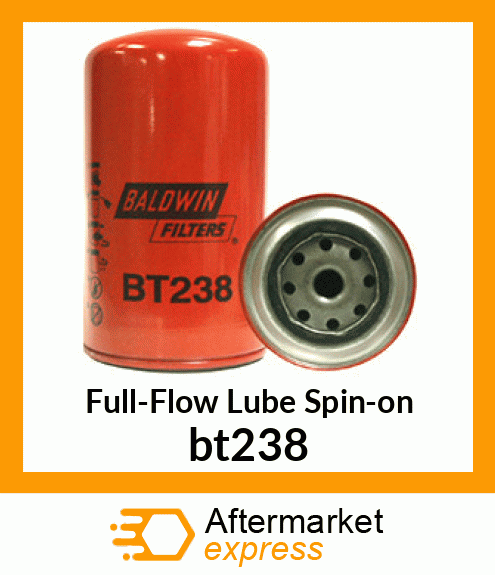 Full-Flow Lube Spin-on bt238