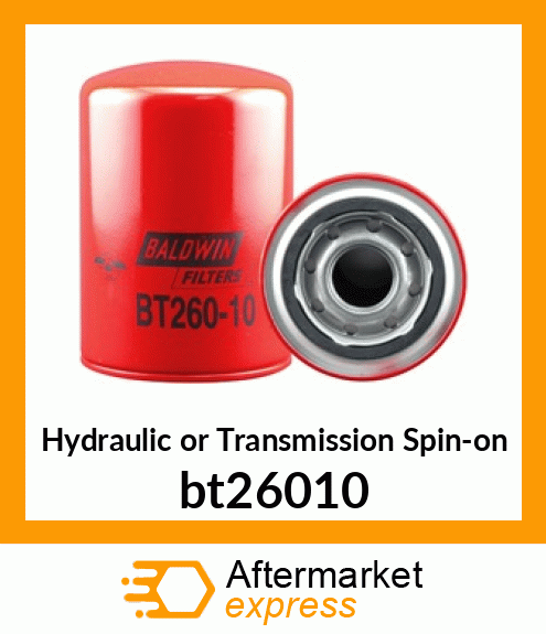 Hydraulic or Transmission Spin-on bt26010