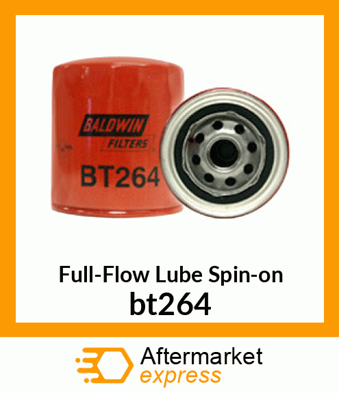 Full-Flow Lube Spin-on bt264