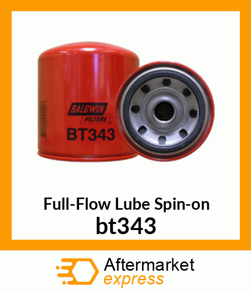 Full-Flow Lube Spin-on bt343