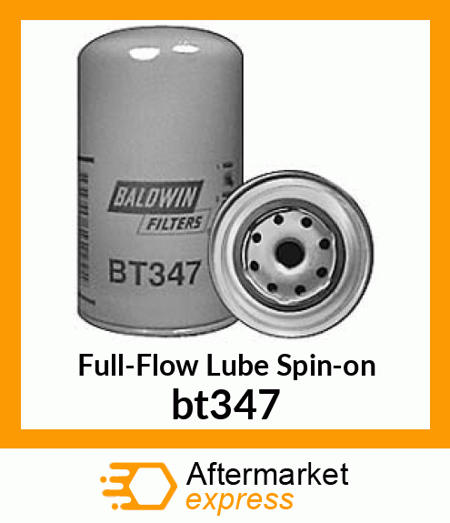 Full-Flow Lube Spin-on bt347