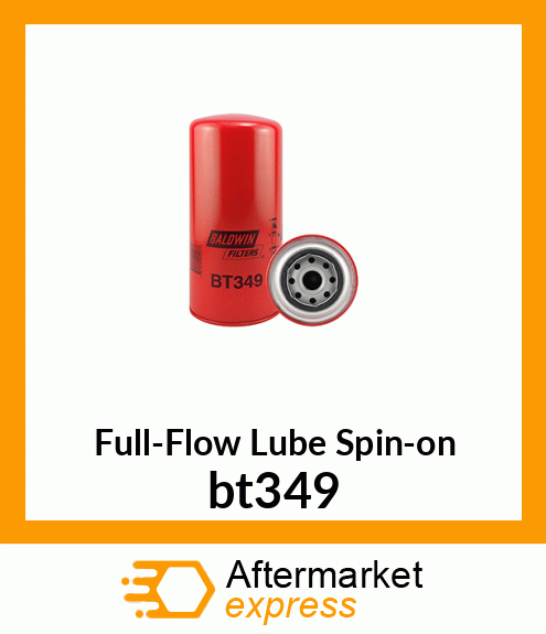 Full-Flow Lube Spin-on bt349