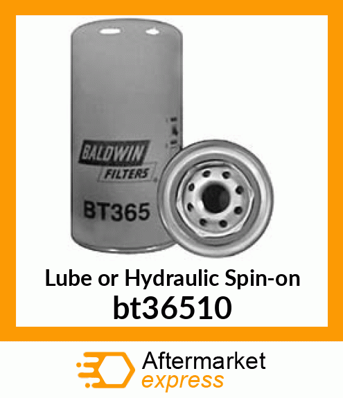 Lube or Hydraulic Spin-on bt36510