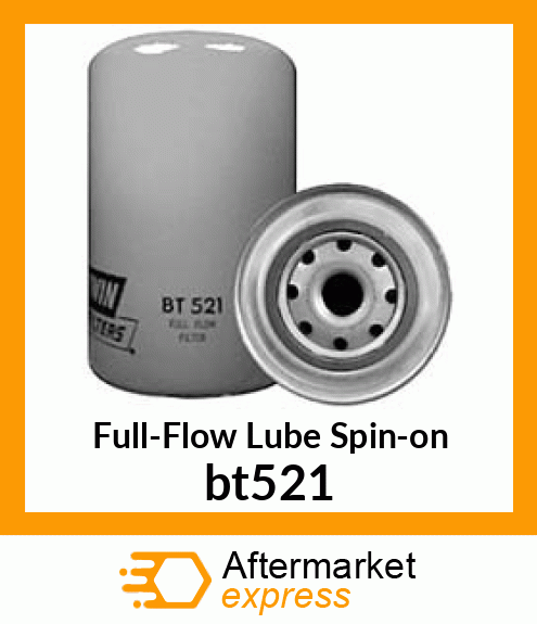 Full-Flow Lube Spin-on bt521
