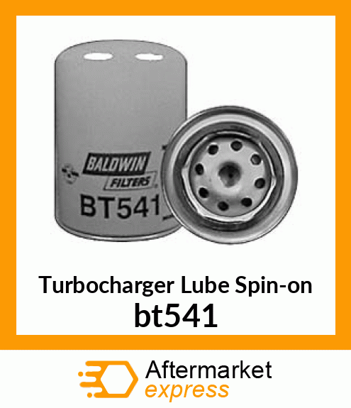 Turbocharger Lube Spin-on bt541