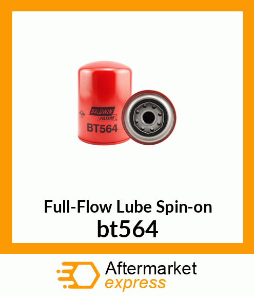 Full-Flow Lube Spin-on bt564