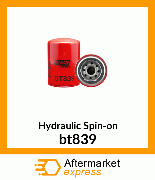 Hydraulic Spin-on bt839