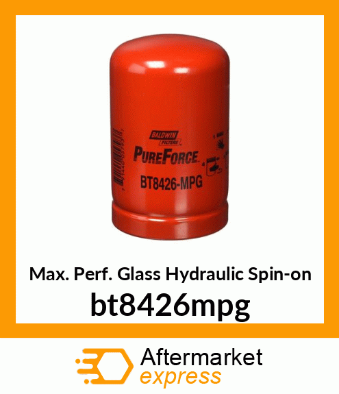 Max. Perf. Glass Hydraulic Spin-on bt8426mpg