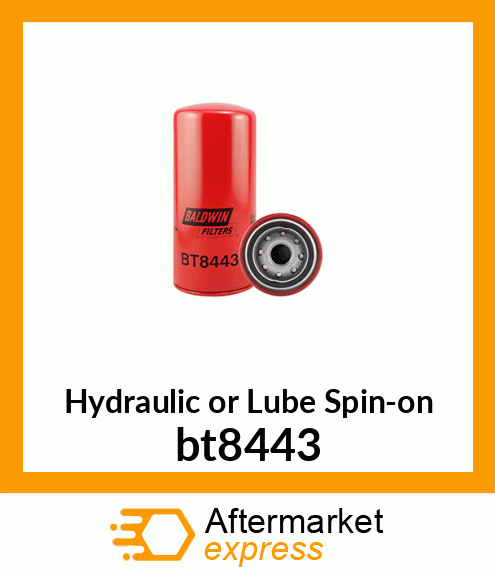 Hydraulic or Lube Spin-on bt8443