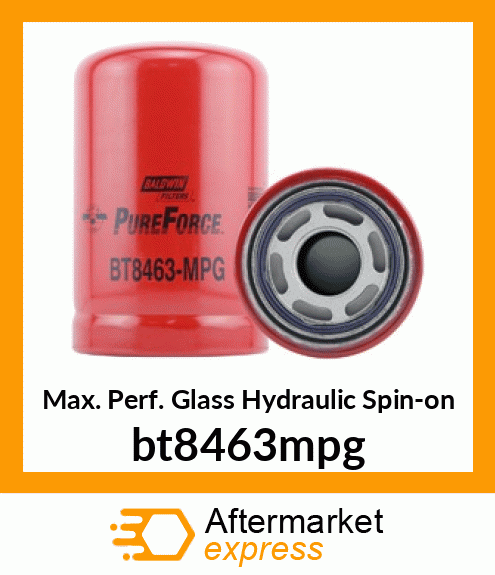 Max. Perf. Glass Hydraulic Spin-on bt8463mpg