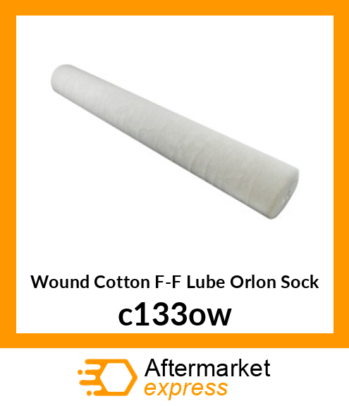 Wound Cotton F-F Lube Orlon Sock c133ow