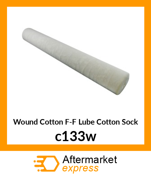 Wound Cotton F-F Lube Cotton Sock c133w