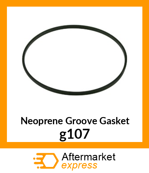 Neoprene Groove Gasket g107