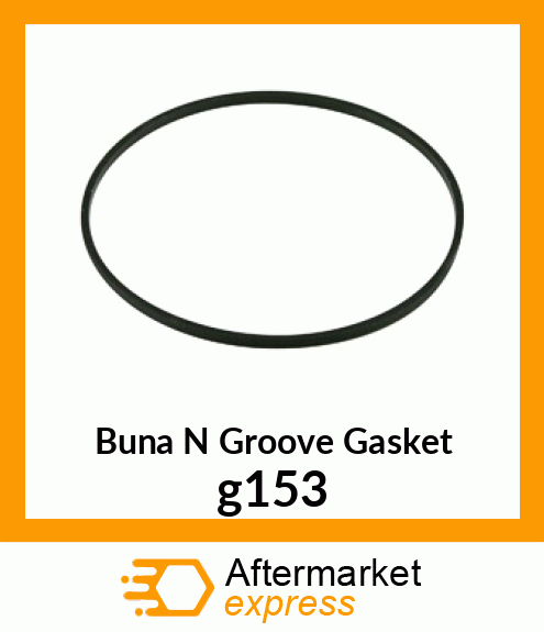 Buna N Groove Gasket g153