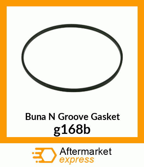 Buna N Groove Gasket G168-B