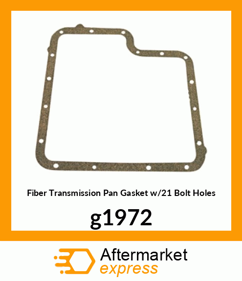 Fiber Transmission Pan Gasket w/21 Bolt Holes g1972